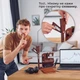 Настольный органайзер конструктор из модулей на магнитах Стойка Teslyar для наушников из дерева Коричневый (KICKD01) - изображение 3