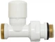 Кран отсекающий прямой Carlo Poletti Srl БЕЛЫЙ корпус+штуцер Ø1/2" х 24-19 FIRST (V140611EF) - изображение 3