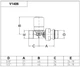 Кран отсекающий прямой Carlo Poletti Srl БЕЛЫЙ корпус+штуцер Ø1/2" х 24-19 FIRST (V140611EF) - изображение 4