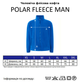 Флисовая кофта JHK POLAR FLEECE MAN, размер S, темно-синий мужской батник, без капюшона - изображение 5