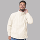 Флисовая кофта JHK POLAR FLEECE MAN, размер L, кремовый мужской батник, без капюшона - изображение 1