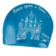 Шапочка для плавания Speedo Disney Princess Castle Junior Slogan Silicone Cap (8-08386F301) Blue/White детская - изображение 1