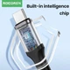 Кабель Rocoren 100W SuperDart USB Type-C 7,3A на 1м Чорний - изображение 6