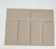 Самоклеюча м'яка стінова панель Soft Pan 30x60x3,7 см велюр матовий нюд (306004) - зображення 1