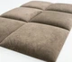 Самоклеящиеся мягкая стеновая панель Soft Pan 30х30х3,7 см велюр матовый шоколад (303019) - изображение 2