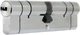 Цилиндр ABUS D6PS N 55/55 5K ключ-ключ 55/55 Матовый никель (D6PS N 55/55 5K) - изображение 1