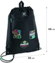 Сумка для взуття Kite Squad 46x33 см Чорна (K24-601M-22) - зображення 4