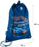 Сумка для взуття Kite Hot Wheels 46x33 см Синя (HW24-600M-2) - зображення 4