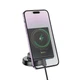Тримач HOCO Precious magnetic wireless fast charging car holder HW20 Black - зображення 2