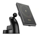 Тримач HOCO Precious magnetic wireless fast charging car holder HW20 (center console) чорний - зображення 3