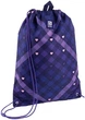 Сумка для взуття Kite Check and Hearts 46x33 см Фіолетова (K24-600M-1) - зображення 1