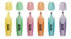 Набор текстовых маркеров с резиновыми вставками Buromax Pastel 2-4 мм 6 шт (BM.8905-96) - изображение 1