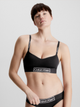 Biustonosz bawełniany Calvin Klein Underwear 000QF6770E-UB1 L Czarny (8719855436620) - obraz 1