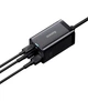 Сетевое зарядное устройство Baseus GaN3 Pro 2C+2U 65W (CCGP040101) черный + кабель Type-C to Type-C 100W 1m - изображение 3