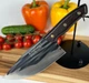 Универсальный кухонный нож шеф повара King Cary Santoku Kitchen 30.5 см нож топорик из нержавейки (2-2180) - изображение 7
