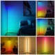 Підлогова кутова LED лампа RGB Magic 1 Bluetooth USB with app Black - изображение 2
