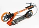 Самокат двухколесный Best Scooter колеса PU 200 мм стальная рама, ручной тормоз, 1 передний амортизатор. Orange with Black (150407) - изображение 2