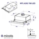 Вытяжка Minola mtl 6292 gr 700 led - изображение 9