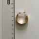 Широкі сережки-кільця "Chunky Hoops" Honey Fashion Accessories золотистий (12095) - изображение 7
