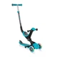 Дитячий самокат з батьківською ручкою Globber Go Up Deluxe Lights Teal (646-105) - изображение 1
