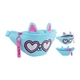 Сумка на пояс бананка дитяча Kite Sunny Cat, для дівчаток, блакитний (K24-2577-1) - зображення 3
