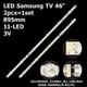 LED підсвітка Samsung TV 46" SAMSUNG 2013SVS46_3228N1_B2_L06 R05_REV1.5_130724 D3GE-460SMA-R2 2шт. - изображение 1