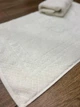 Полотенце коврик махровый плотный Махровое однотонное полотенце для ног Хлопковые полотенца для ног Молочный (К10100В-4) - изображение 2