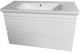 Тумба подвесная PRIMERA Frame 753100W белая c умывальником 100 см - изображение 1