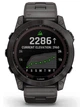 Титановые часы с фонарем и солнечной батареей Garmin Fenix 7Х Sapphire Solar DLC (010-02541-27) темно-серые с титановым ремешком - изображение 10