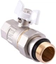 Кран шаровой с американкой QUALITY PROFESSIONAL QP003 3/4" - изображение 1