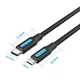 Кабель для синхронізації Vention USB Type C - Micro USB 2 м Black (COVBH) - зображення 2