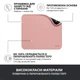 Коврик для мышки Logitech Mouse Pad Studio Series Darker Rose (956-000050) - изображение 4