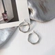 Серьги-кольца Honey Fashion Accessories серебристый (12-105) - изображение 1