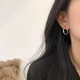 Серьги-кольца Honey Fashion Accessories серебристый (12-105) - изображение 2