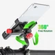 Велосипедний тримач для смартфону NEWBOLER MTB SJJ-297 металевий чорний - зображення 3
