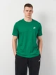 Футболка хлопковая длинная мужская Nike M Nsw Club Tee AR4997-365 S Зелёная (196975334346) - изображение 1