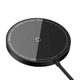 Бездротовий зарядний пристрій Baseus Simple Mini3 Magnetic Wireless Charger Чорний 15W USB Type C підтримка Qi MagSafe (CCJJ040001) - зображення 4