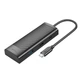 HUB адаптер HOCO Easy safe Type-C 7в1 multi-function converter HB43 HDMI SD USB Black - зображення 5