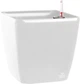 Вазон Plastkon Quadrato Flower Lover 18 x 18 x 17 см с оросительной системой Белый (8595096980869) - изображение 1