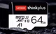 Карта пам'яті Lenovo think Plus microSD 64GB 100MB/s micro sd - изображение 6
