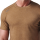 Футболка тактична потовідвідна 5.11 Tactical PT-R Charge Short Sleeve Top 2.0 Battle Brown Heather S (82128-285) - зображення 3