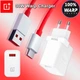 Комплект заряджання OnePlus 30W Warp Charge адаптер з кабелем 1м Біло - червоний - зображення 1