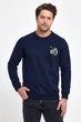 Свитшот с принтом Trend Collection 36070 Темно-синий (LACIVERT) S - изображение 1