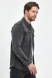 Рубашка джинсовая однотонная Trend Collection 291 черно-серый (KOYU) S - изображение 5