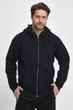 Кофта на замке спортивная флис Trend Collection 6164 черный (SIYAH) 2XL - изображение 1