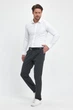 Штани slim fit Trend Collection 001 сірий (COL. 1) 31 - зображення 3