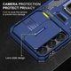 Ударостійкий чохол Camshield Army Ring для Samsung Galaxy S24+ Синій / Navy - зображення 5