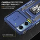 Ударостійкий чохол Camshield Army Ring для Xiaomi Redmi 12 Синій / Navy - зображення 2