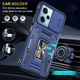 Ударостійкий чохол Camshield Army Ring для Xiaomi Redmi 12 Синій / Navy - зображення 4