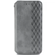 Шкіряний чохол-книжка GETMAN Cubic (PU) для Samsung Galaxy S21 FE Сірий - изображение 1